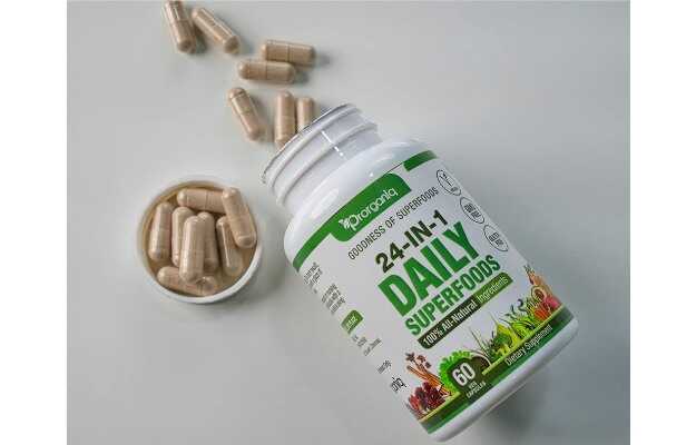 Prorganiq 24 In 1 Daily Superfoods Capsule Uses Price Dosage Side