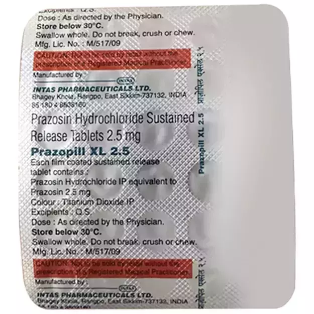 Prazopill XL 2.5 Tablet (30)