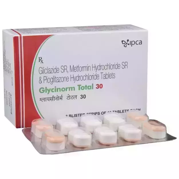 Glycinorm Total 30 Mg/15 Mg/500 Mg Tablet SR