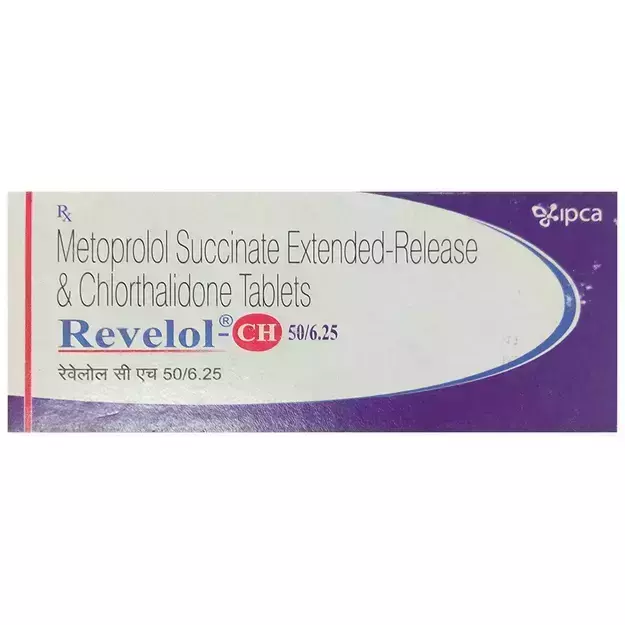 Revelol CH 50/6.25 Tablet ER