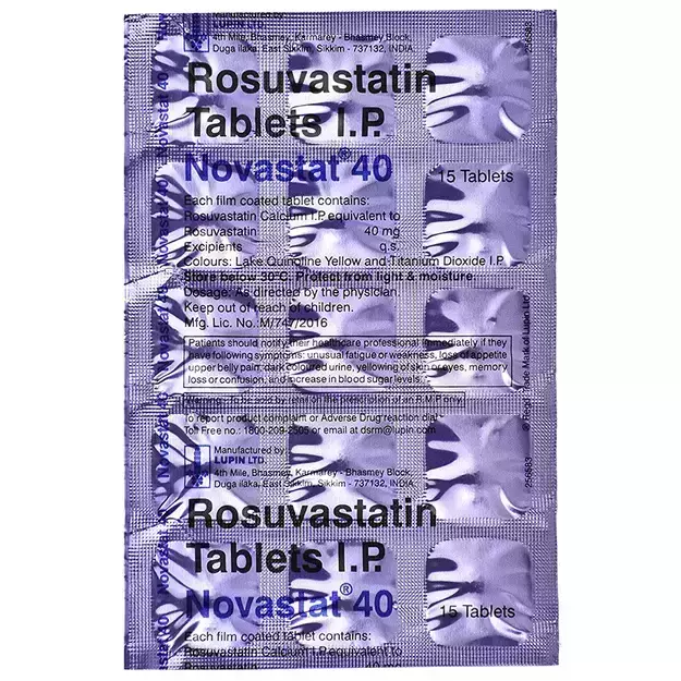 Novastat 40 Tablet (15)