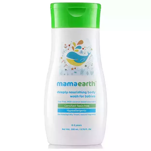 Mamaearth Deeply Nourishing Body Wash For Babies 200ml