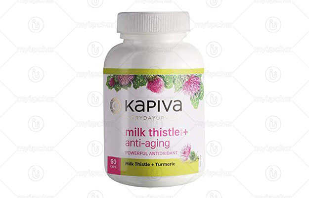 Kapiva Milk Thistle Plus Anti Aging Capsules