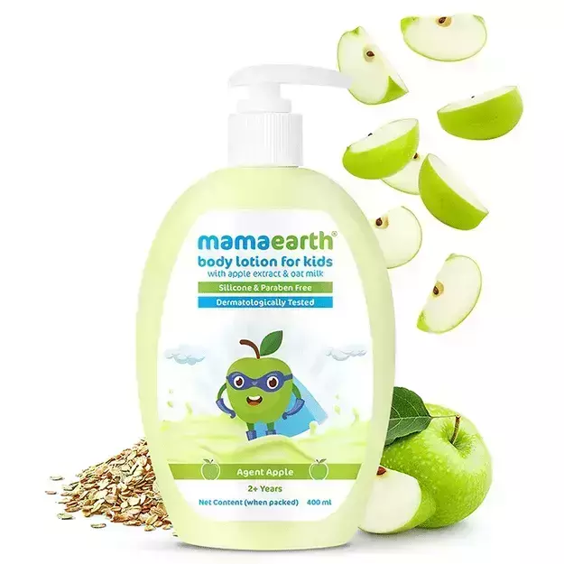Mamaearth Agent Apple Body Lotion & Cream For Kids 400ml