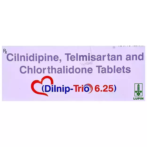 Dilnip Trio 6.25 Tablet
