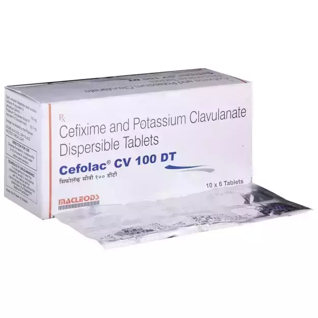 Cefolac CV 100 DT Tablet