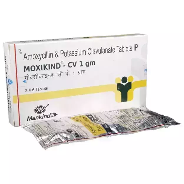 Moxikind CV 1 Gm Tablet (6)