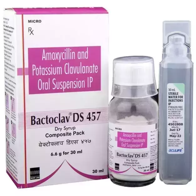 Bactoclav DS 457 Dry Syrup 30ml