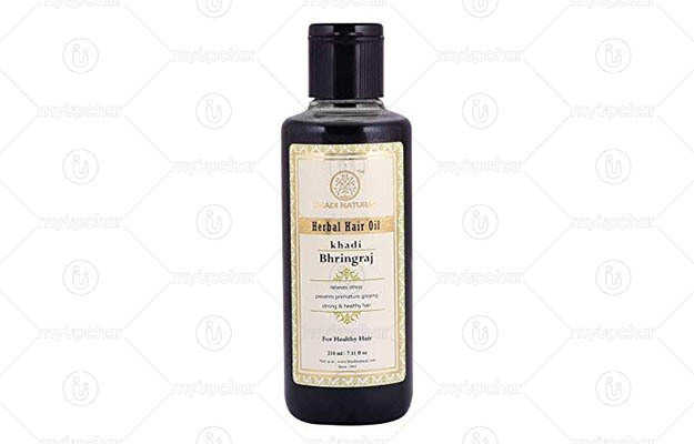Khadi Brahmi Bhringraj Amla Hair Oil, 210 ml Price, Uses, Side Effects,  Composition - Apollo Pharmacy