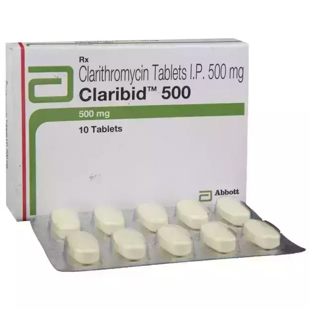 Claribid 500 Tablet (10)