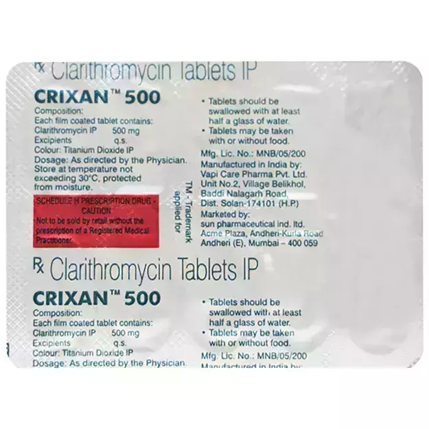 Crixan 500 Tablet (10)