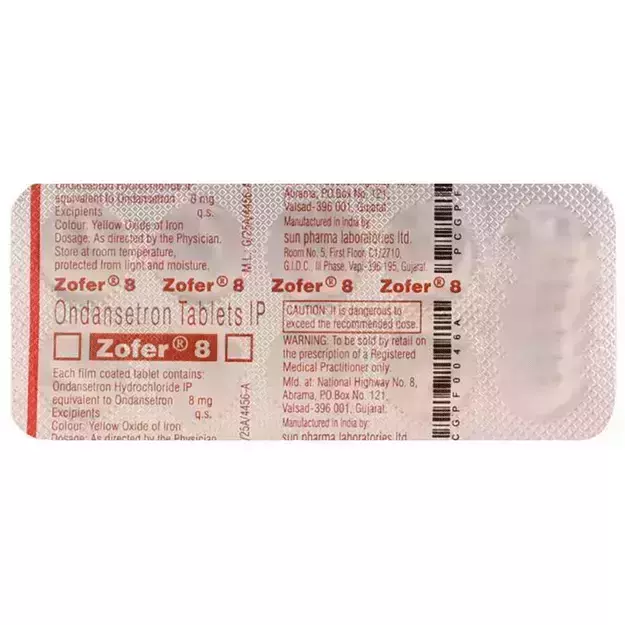 Zofer 8 Mg Tablet