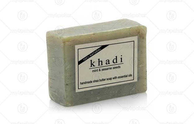 Khadi Natural Mint And Sesame Seeds Soap