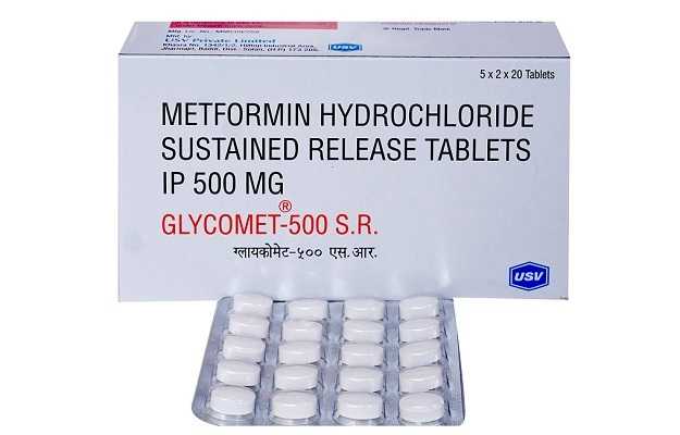 Glycomet 500 Tablet Sr In Hindi क ज नक र ल भ फ यद उपय ग क मत ख र क न कस न स इड इफ क ट स Glycomet 500 Tablet Sr Ke Use Fayde Upyog Price Dose Side Effects In Hindi