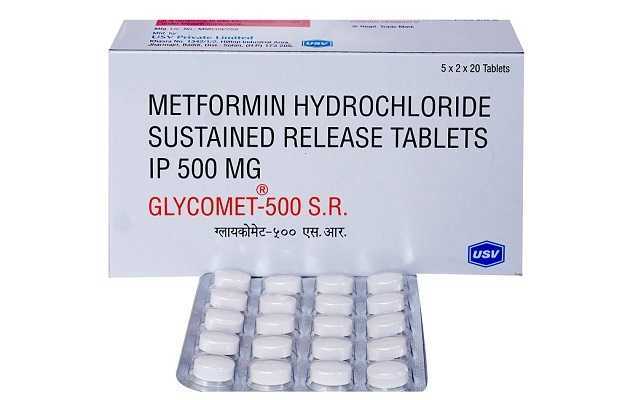 Glycomet 500 Tablet SR (20)