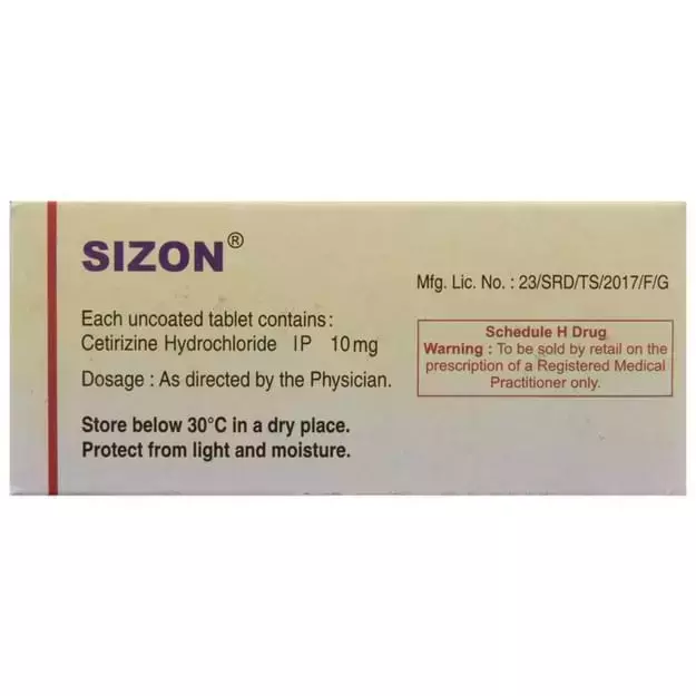 Sizon 10 Tablet Uses Price Dosage Side Effects Substitute Buy Online Sizon 10 Tablet Uses Price Dosage Side Effects Substitute Buy Online