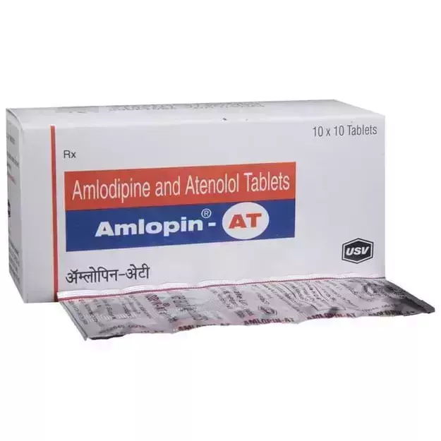 Amlopin AT 5 Mg/50 Mg Tablet