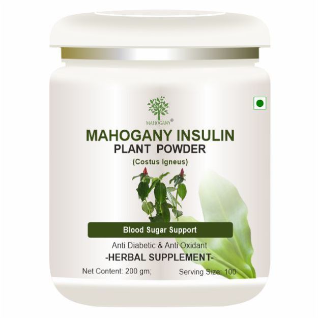 Mahogany Insulin Plant (Costus Igneus) Powder