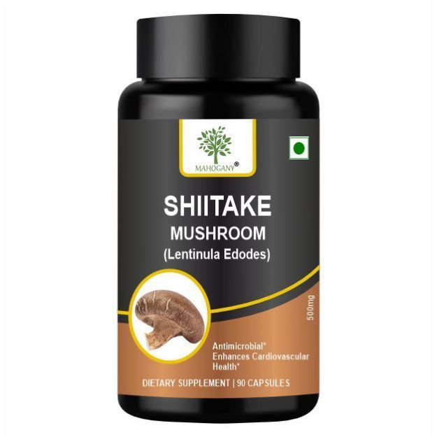 Mahogany Shiitake Mushroom Extract Capsules 500 mg