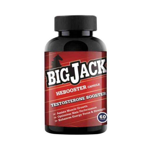 Big Jack Testosterone Booster Mens Health Capsules (60)