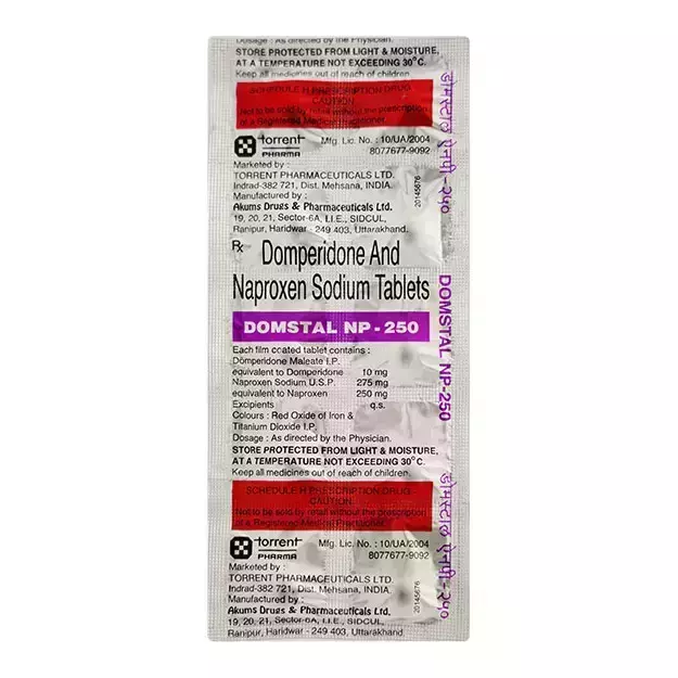 Domstal NP 250mg/10mg Tablet (10)