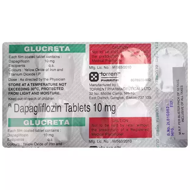 Glucreta 10mg Tablet (10)