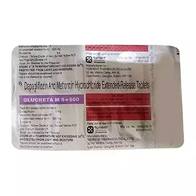 Glucreta M 5/500 Tablet ER