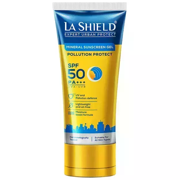 La Shield Expert Urban Protect Mineral Sunscreen Gel SPF 50 50gm