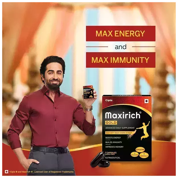 Maxirich Gold Advanced Capsule: Uses, Price, Dosage, Side Effects ...