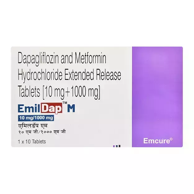 Emildap M 10/1000 Tablet ER (10)