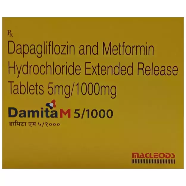 Damita M 5/1000 Tablet ER (10)