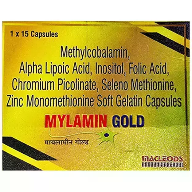 Mylamin Gold Soft Gelatin Capsule (15)