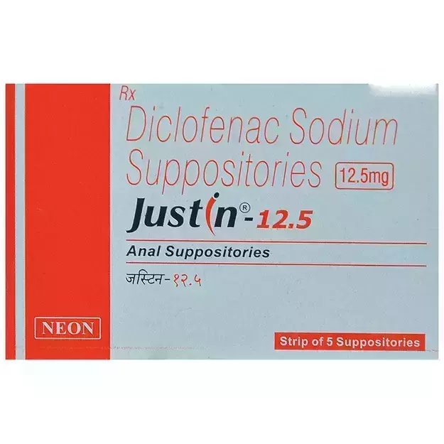 Justin 12.5mg Suppository (5)