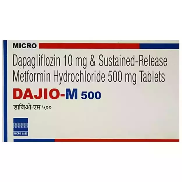 Dajio M 10mg/500mg Tablet (10)