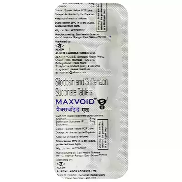 Maxvoid S 8mg/5mg Tablet (10)