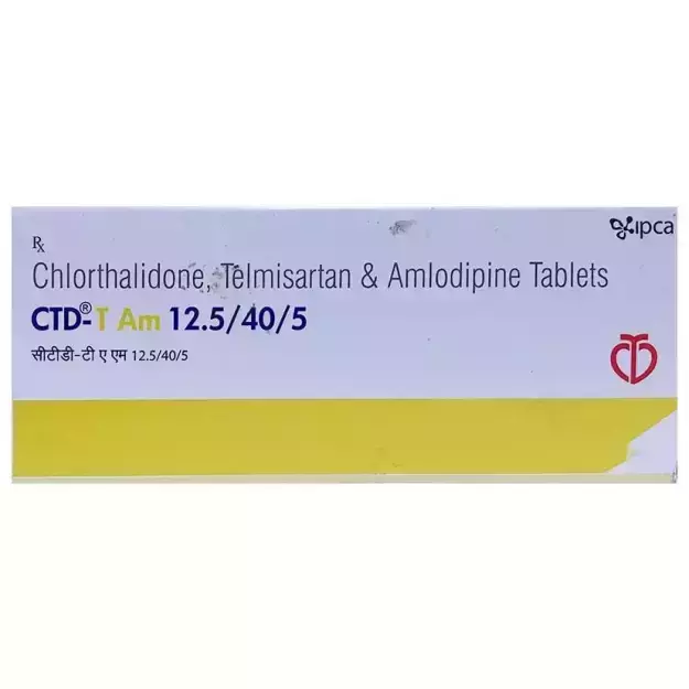 CTD T AM 12.5/40/5 Tablet (10)