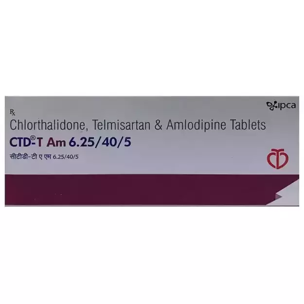 CTD T AM 6.25/40/5 Tablet (10)
