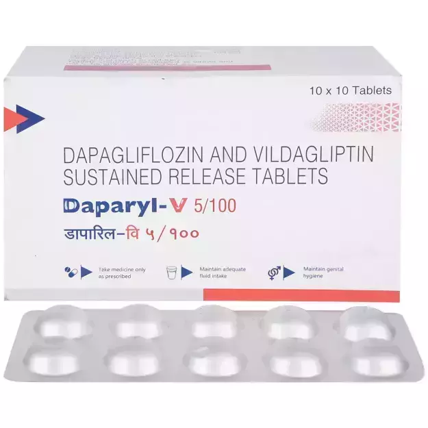 Daparyl V 5mg/100mg Tablet (10)