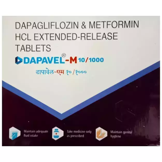 Dapavel M 10/1000 Tablet ER (10)