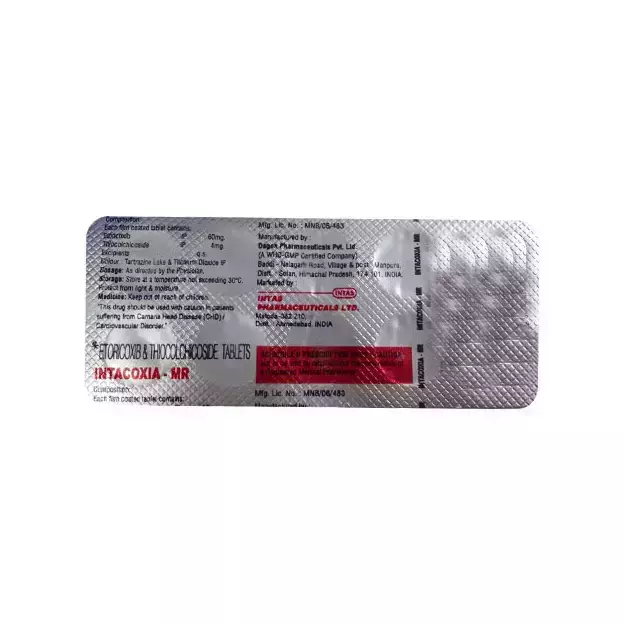Intacoxia MR 60mg/4mg Tablet (10)