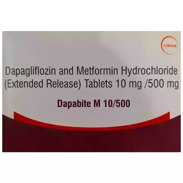 Dapabite M 10mg/500mg Tablet ER (10)