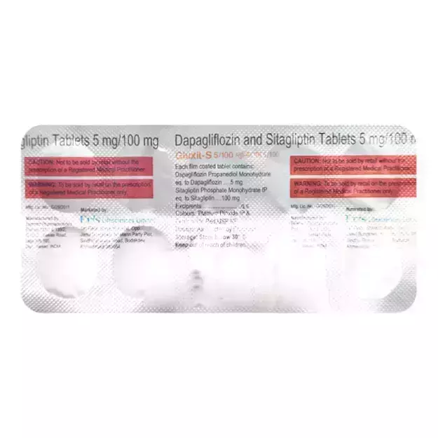 Gluxit S 5mg/100mg Tablet