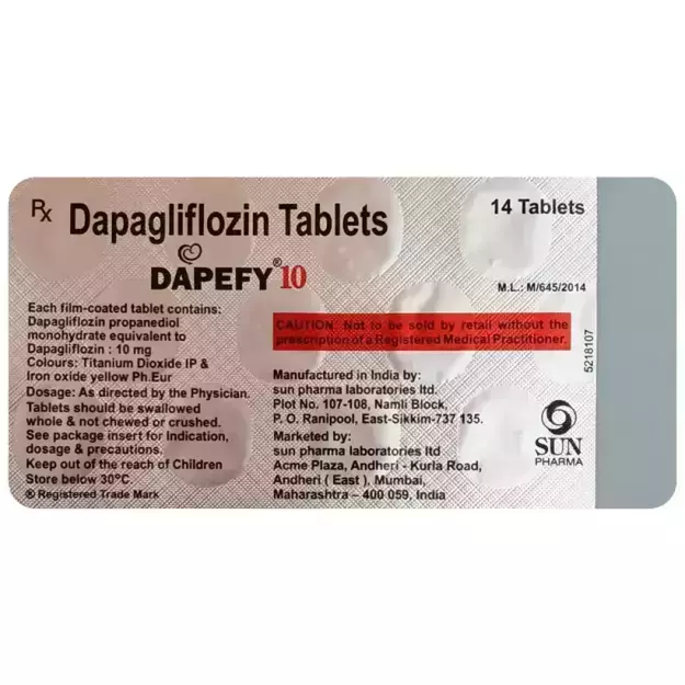 Dapefy 10mg Tablet (14)