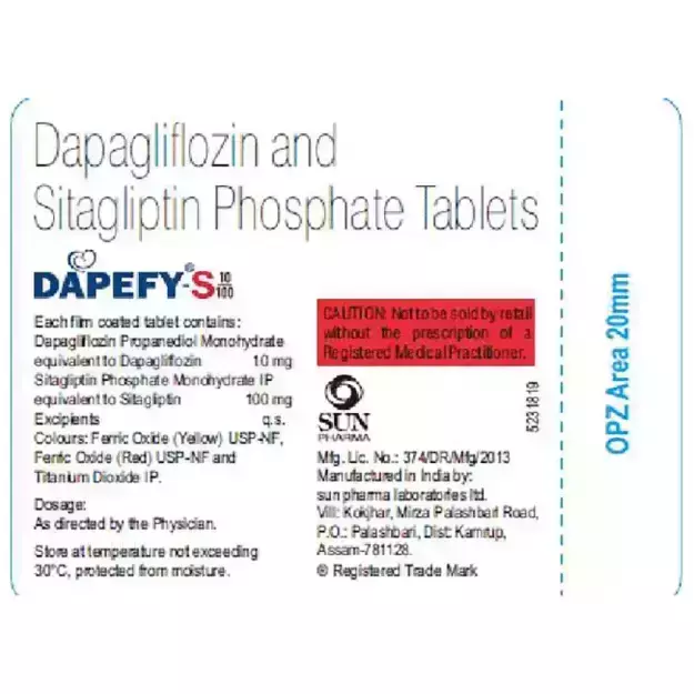 Dapefy S 10/100 Tablet (15)