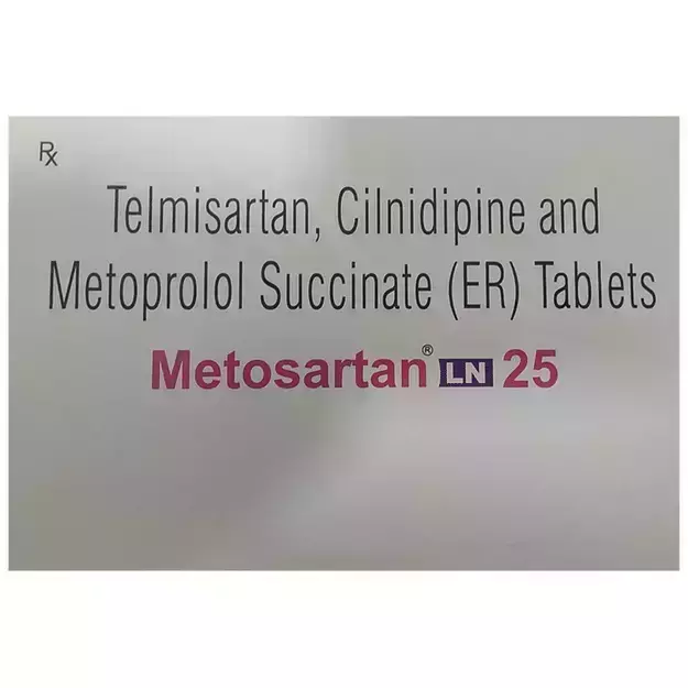 Metosartan LN 25 Tablet ER (10)