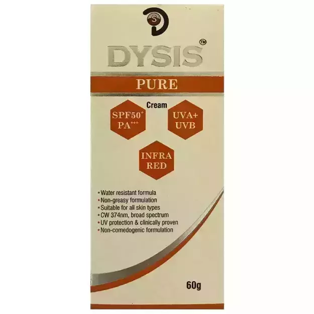 Dysis Pure SPF 50+ Cream 60gm