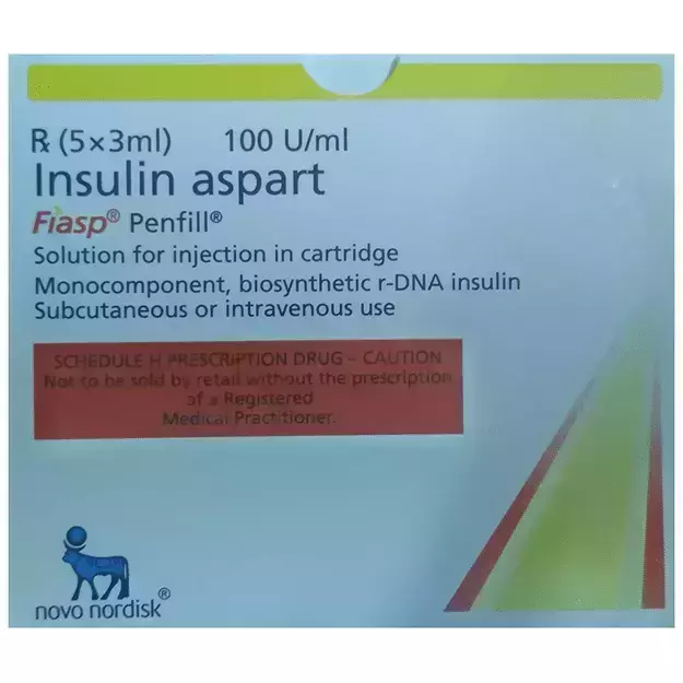 Fiasp 100IU/ml Penfill 3ml