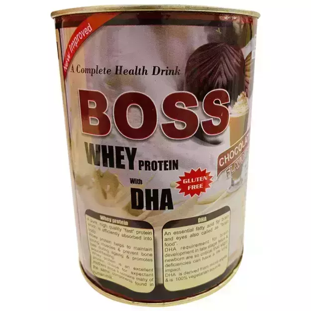 Boss Whey Protein with DHA Powder 400gm