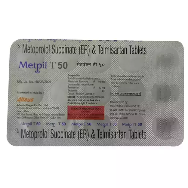 Metpil T 50 Tablet ER (15)