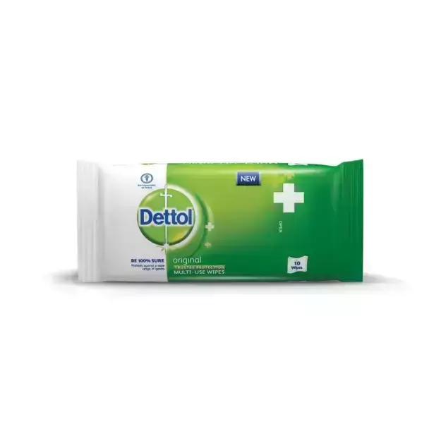 Dettol Multi-Use Original Skin & Surface Wipes (10)